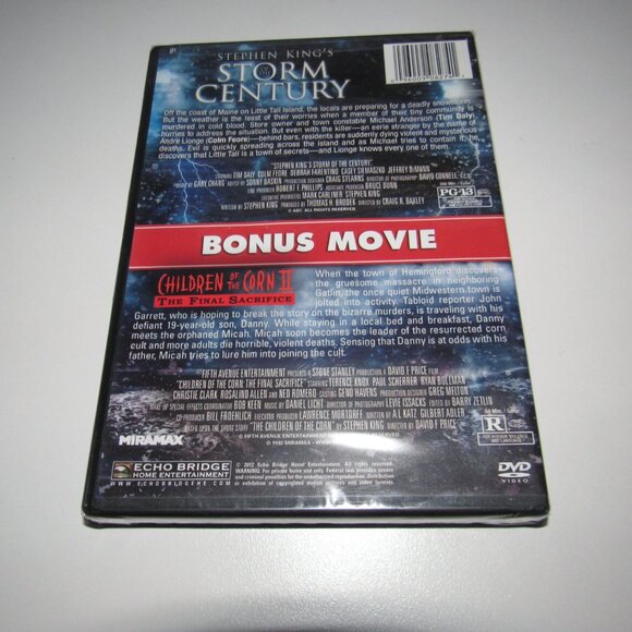 Stephen King DVD – Storm of the Century (4+ Hour Miniseries) + Bonus Movie - Picture 2 of 3